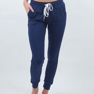 Zyia Navy Cozy Joggers